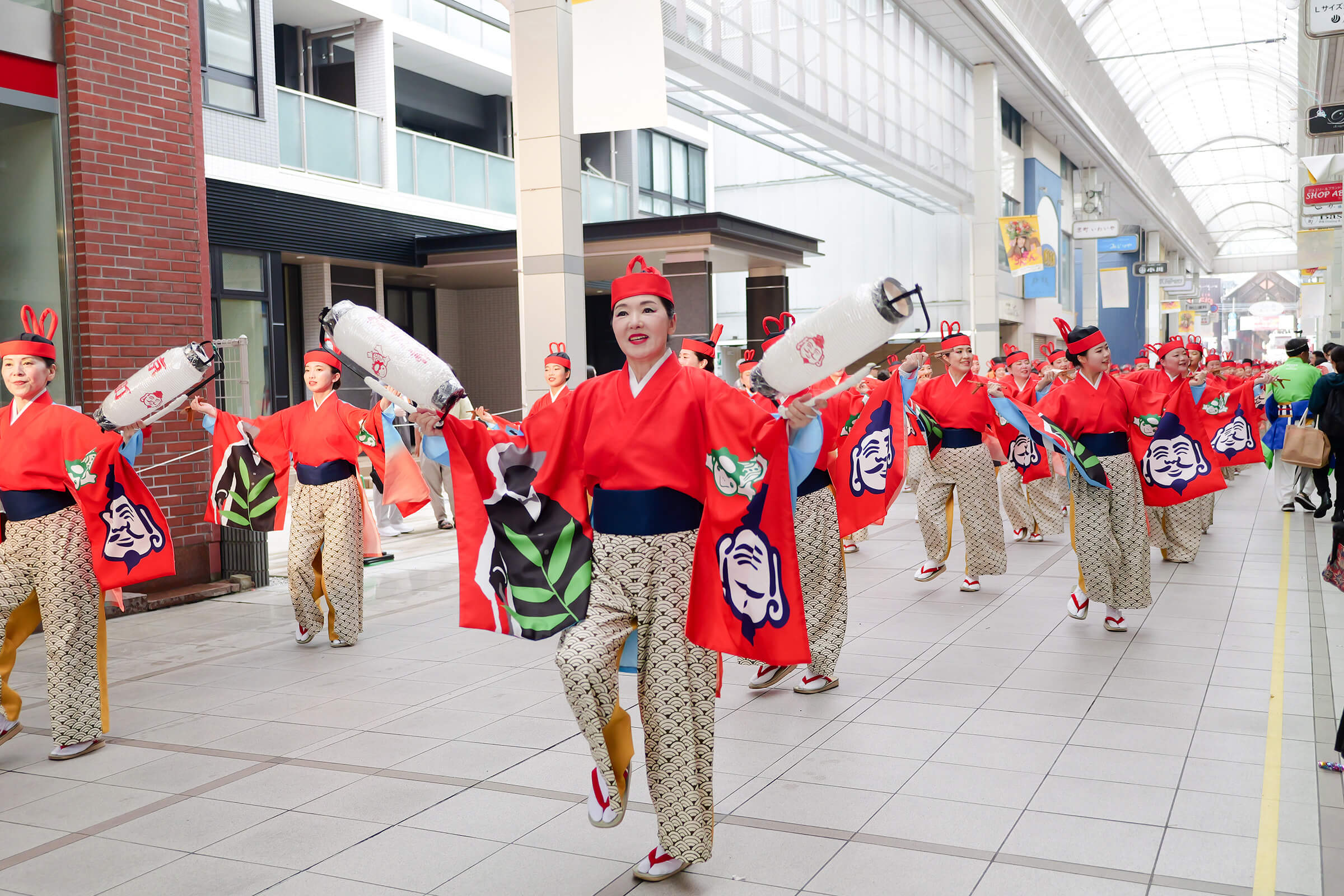 よさこい祭り 京町演舞場