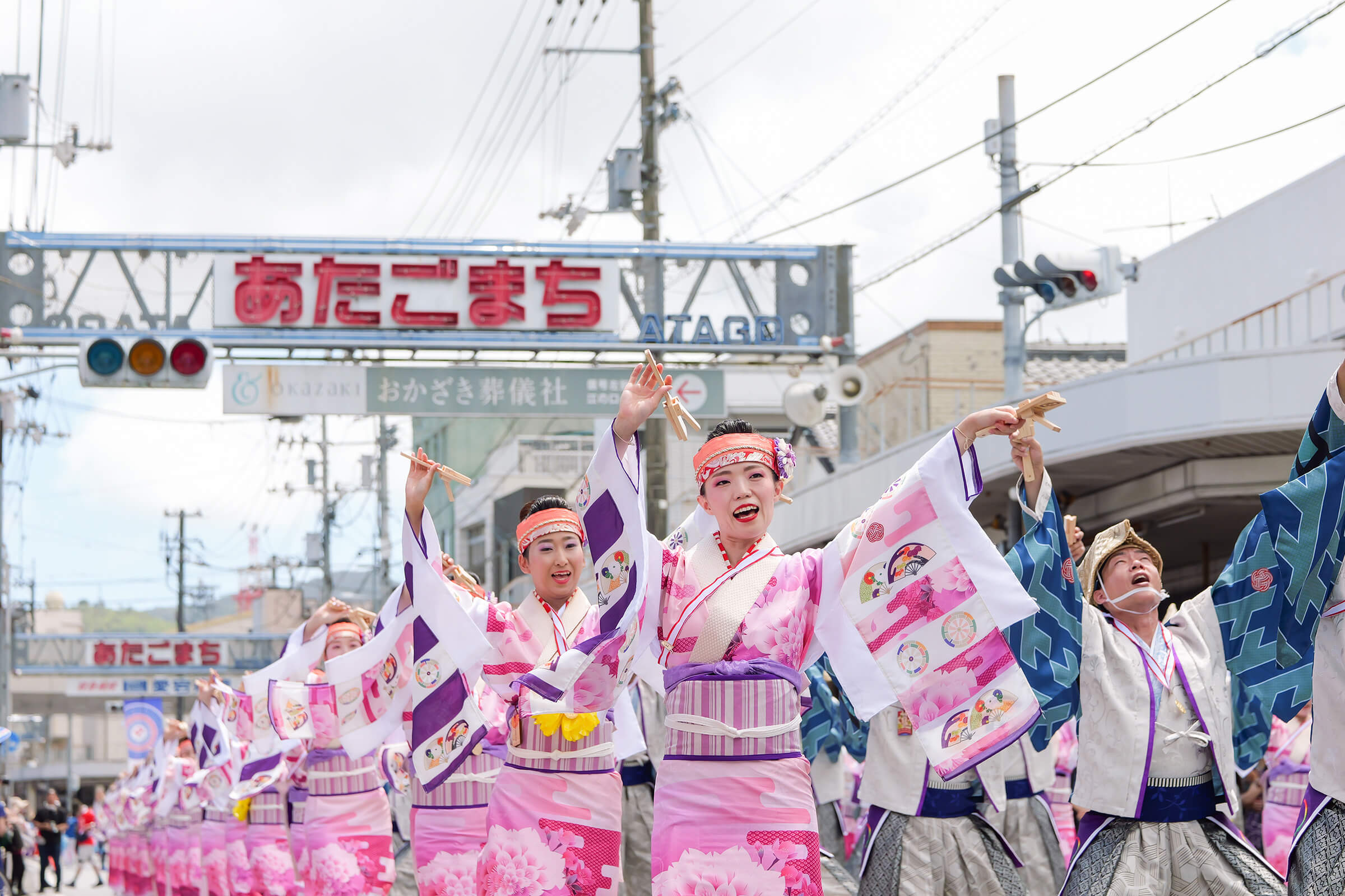 よさこい祭り 愛宕競演場