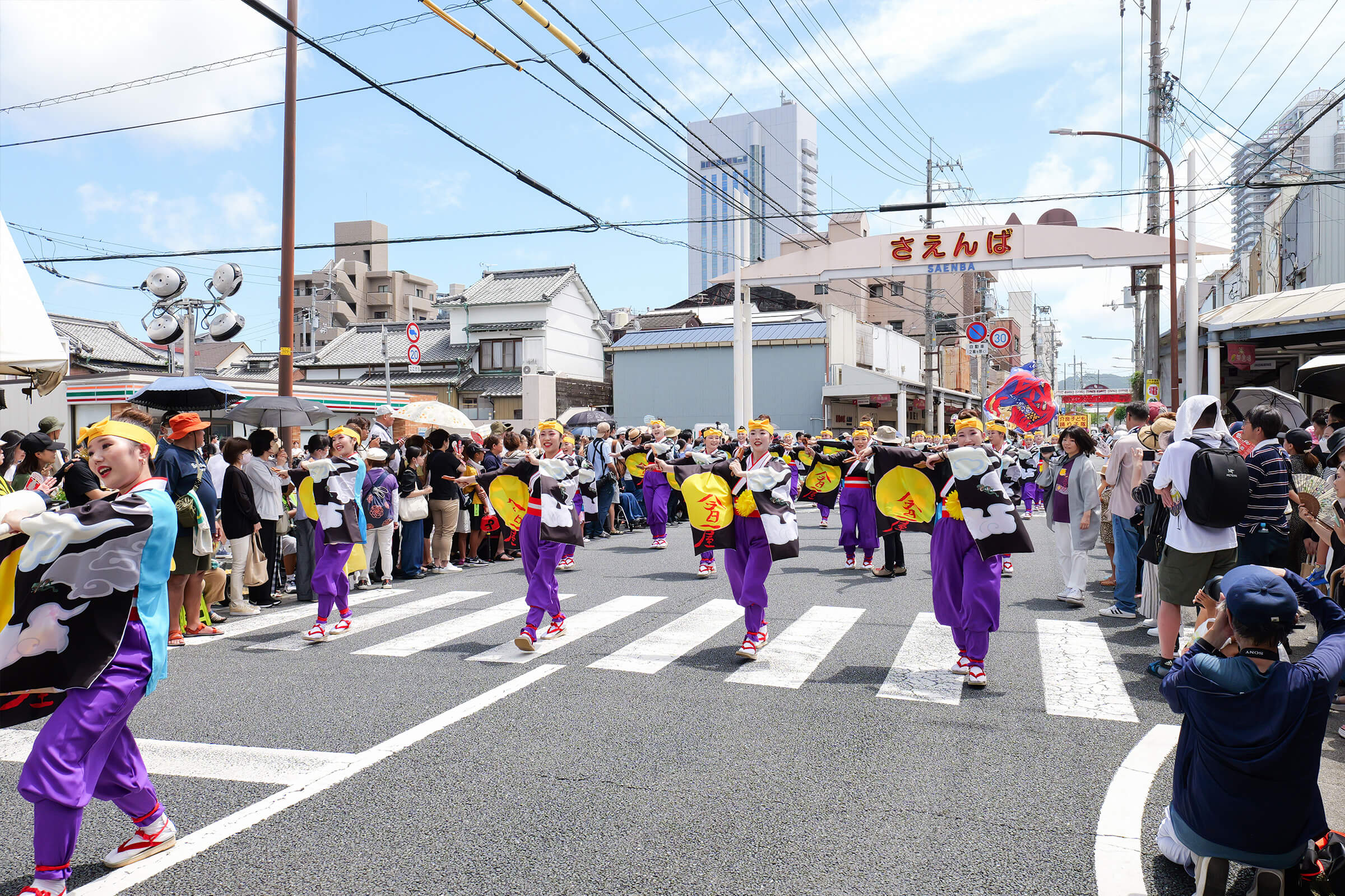 よさこい祭り 菜園場競演場