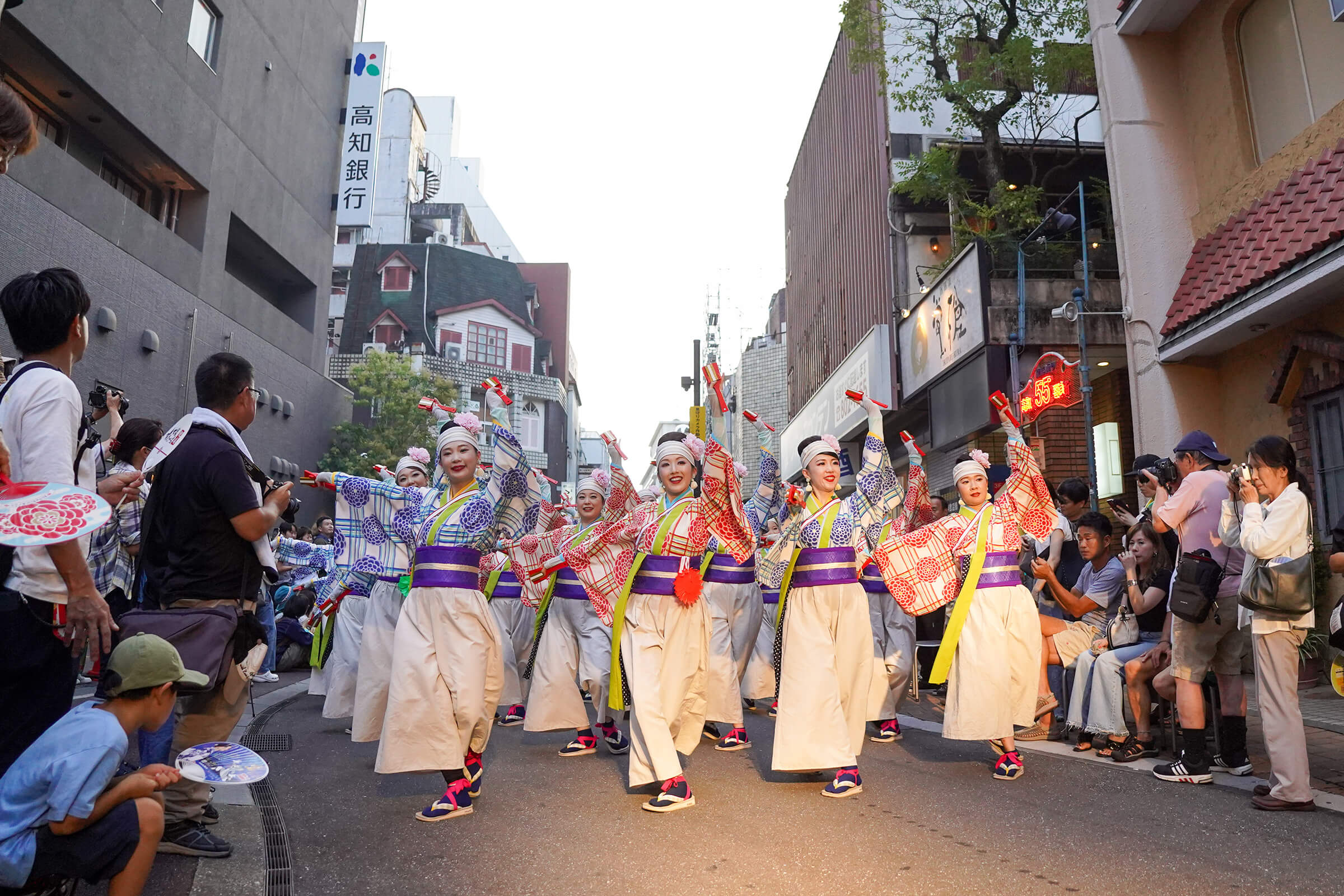 よさこい祭り 柳町演舞場